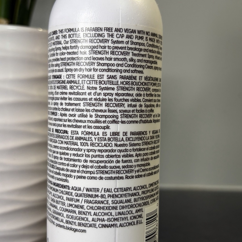 NEW Matrix Biolage Strength Recovery Hair Repairing Spray 7.8 oz Damaged Hair - Picture 4 of 5